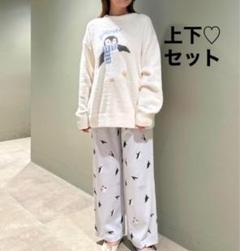 新品 ジェラートピケ ペンギンプルオーバー&ロングパンツ 上下セット 新品 ジェラートピケ ペンギンプルオーバー&ロングパンツ 上下