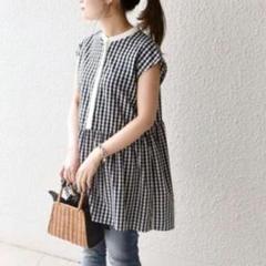 美品✨定価１.１万❤️　ピンク　シップス　洗える　ブロードペプラムブラウス◇ SHIPS（シップス）の「*〈手洗い可能〉ブロードペプラムブラウス
