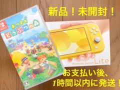 即日発送 ニンテンドースイッチ本体 ライト 本体 イエロー どうぶつの森 セット