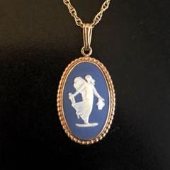 WEDGWOOD FLORAL GIRL ネックレス ゴールド ウェッジウッド