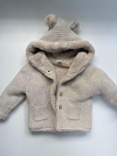 baby GAP くま耳ボアベスト　くま耳ボアジャケット　ベビーアウター 90 baby GAP くま耳ボアベストくま耳ボアジャケットベビーアウター 90