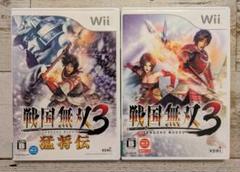 wii 戦国無双3　戦国無双3猛将伝　2本セット