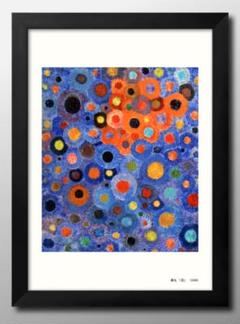 6787■A3ポスター『瑛九　花』絵画　イラスト　マット