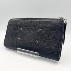 美品 希少カラー マルジェラ 4ステッチ L字ファスナー 長財布 ダークグリーン 楽天市場】Maison Margiela 11 21AW 四つタグ刺繍L字ジップ