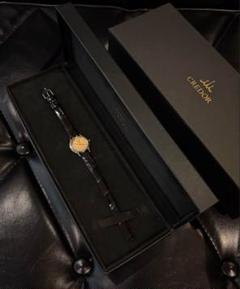 【セール　美品・保証書・ケース付】CREADOR クレドール　アナログ時計 本革 2025年最新】CREDORの人気アイテム - メルカリ