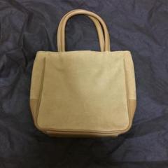 【新品、MICHEL KLEIN】ハンドバッグ　ベージュのサムネイル