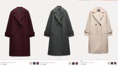 2025年最新】zara オーバー コートの人気アイテム - メルカリ