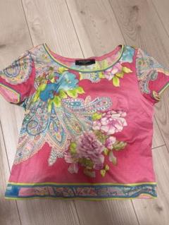 LEONARD FASHION 花柄ペイズリー Tシャツ L LEONARD FASHION 花柄ペイズリー Tシャツ L - メルカリ