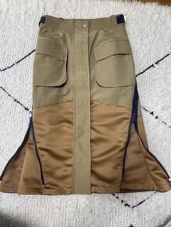 sacai ブラウンタイトスカート sacai ブラウンタイトスカート - メルカリ