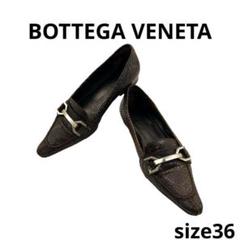 BOTTEGA VENETA ボッテガ パイソン柄 蛇柄 パンプス ローファー BOTTEGA VENETA ボッテガ パイソン柄 蛇柄 パンプス ローファー