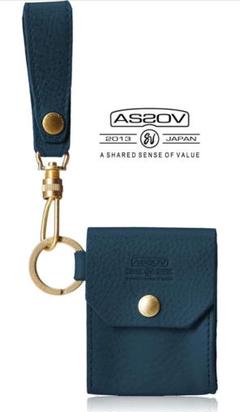 アッソブ　AS2OV OILED SHRINK LEATHER コインケース