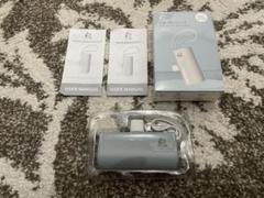 モバイルバッテリー 5000mAh 超ミニ 2A急速充電 iPhoneコネクターのサムネイル