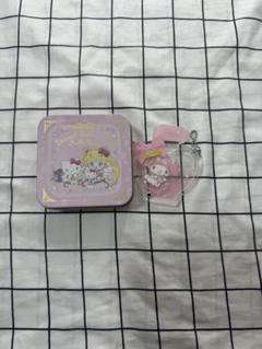 マイメロディ ハート型アクリルキーホルダー