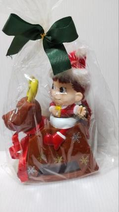 未開封 ペコちゃん トナカイ スイング 貯金箱 ソフビ 不二家