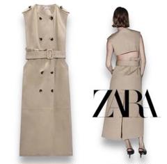 ZARA トレンチ風アウター　ワンピース　xs m26867610475_1.jpg?1723438907