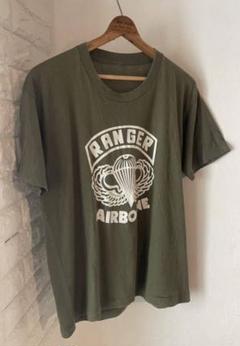 80´s MADE IN CANADA 陸軍特殊部隊 空挺Tee 裾シングル