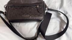 COACH ブラック ショルダーバッグ