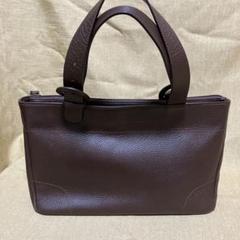【美品】mila schon ミラショーン 本革 レザー ブランド ハンドバッグ