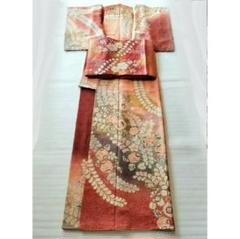 着物　辻ヶ花　136 絞り　箔置き　金通し　着丈148 cm 正絹 楽天市場】着物 辻ヶ花（サイズ（S/M/L）フリー）の通販