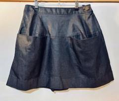 ヴィヴィアンウエストウッドデニムミニスカート Vivienne Westwood ダブルウエスト ミニスカート | ブルー
