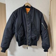 VALLEY APPAREL MA-1 フライトジャケット ネイビー【XL】 VALLEY APPAREL MA-1 フライトジャケット ネイビー【XL】