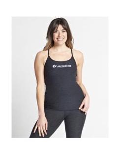 JAZZERCISE タンクトップ ディスコボール柄Mサイズ 黒