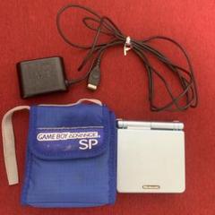 ゲームボーイアドバンスsp 水色 ケースつき