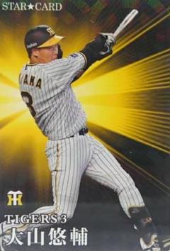 阪神タイガース 幾何学模様キャップ サイン入り 大山選手 大山選手 1000本安打記念 巾着☆受注生産品☆ - 阪神タイガース