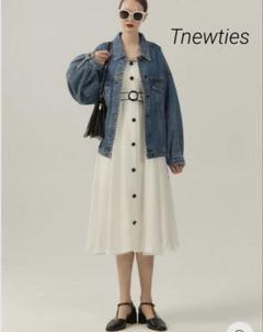 Tnewties トゥエンティーズ　ビッグシルエットデニムジャケット Tnewties トゥエンティーズ ビッグシルエットデニムジャケット