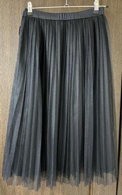 【タグ付き新品】組曲 オンワード樫山・黒 ロングシアースカート タグ付き新品】組曲 オンワード樫山・黒 ロングシアースカート
