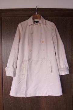 A.P.C.のAラインスプリングコート。ベビーピンク。
