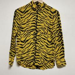 サンローランパリ　SAINT LAURENT PARIS シャツ　ゼブラ