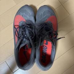 NIKE RACING ZOOM FLYグレー/レッド ランニングシューズ