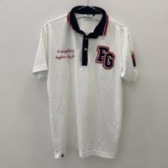 K878 フィラ GOLF 半袖ポロシャツ ホワイト メンズ L