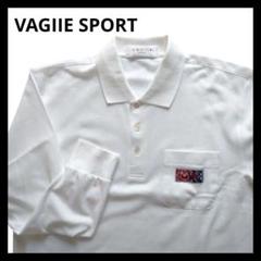 バジエ VAGIIE SPORT メンズ 長袖 ポロシャツ ホワイト /48
