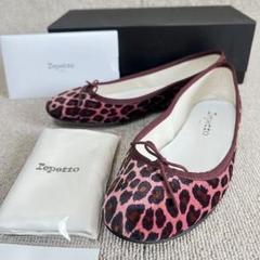 新品・未使用品✨レペット Repetto レオパード柄 バレエシューズ 37.5