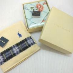 新品　ラルフローレン　RALPH LAUREN　タオルハンカチ　2枚