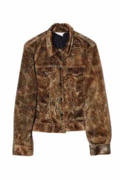 the elephant FAKE FUR LEOPARD BLOUSON