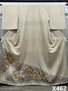吉澤友禅 訪問着 金駒 金彩 七宝繋ぎ 桐 正絹 パールトーン加工済 躾糸付き 楽天市場】吉澤 友禅の通販
