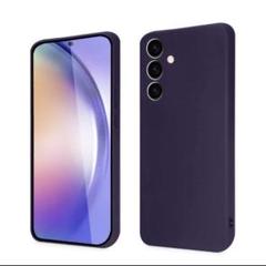 ⭐️Galaxy A54 5G ケース 液体シリコーン 耐衝撃 パープル