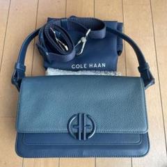 最終お値下げ【美品✨】COLE HAAN ネイビー ショルダーバッグ