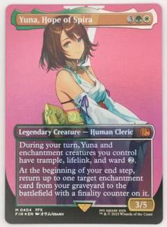 スピラの希望、ユウナ　ボーダーレス　nonfoil 1枚　MTG 日本語 スピラの希望、ユウナ foil 英語 ボーダーレス FF MTG - メルカリ