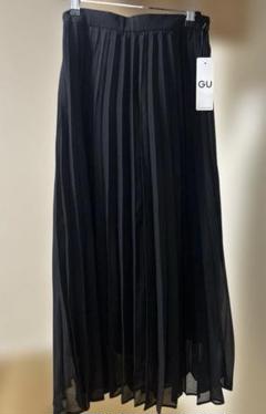 新品タグ付き GU プリーツ　 ロングスカート