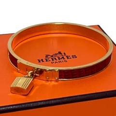 HERMES エルメス ケリー バングル ブレスレット GP レザー リザード HERMES エルメス ケリー バングル ブレスレット GP レザー