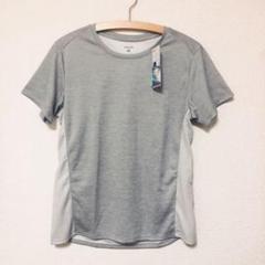 【新品】スポーツ 速乾 Tシャツ Mサイズ ライトグレー イオン スポーツウェアのサムネイル