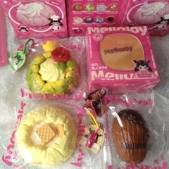 mellojoy スクイーズ ★入手困難 スフレ & ベーカリー3種類 mellojoy スクイーズ ☆入手困難 スフレ & ベーカリー3種類