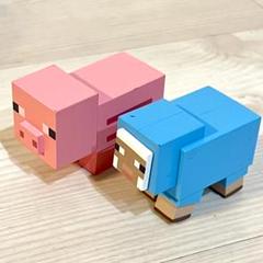 マイクラ ピンク羊 フィギュア ポップコーンバケット 日本未発売】映画マイクラ ピンクシープ・ポップコーンバケツ