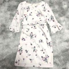 美品✨【Misch Masch】 フラワープリント ワンピース (M) ベルト付