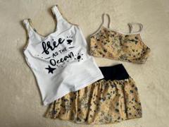 オーシャンパシフィック　花柄　セパレート　水着　150 女の子