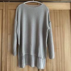 ayane セブンフェアリー グレー メッシュ長袖ニットのサムネイル